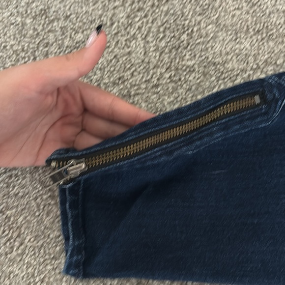 Gap Always Skinny Ankle Zip Jeans Size 28 - Picture 5 of 7